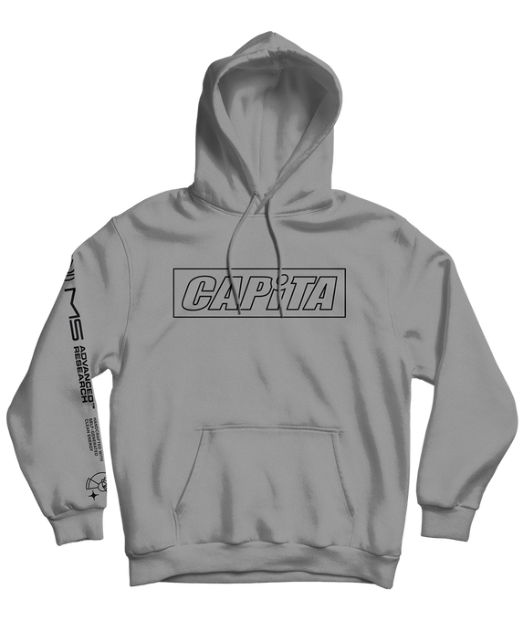 Bluse Capita Outline Hoodie Light Grey - 2024/25