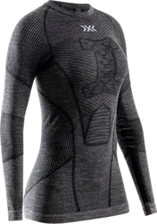 Thermal underwear X-bionic Symbio Merino Shirt LS WMN Rhino Grey - 2024/25