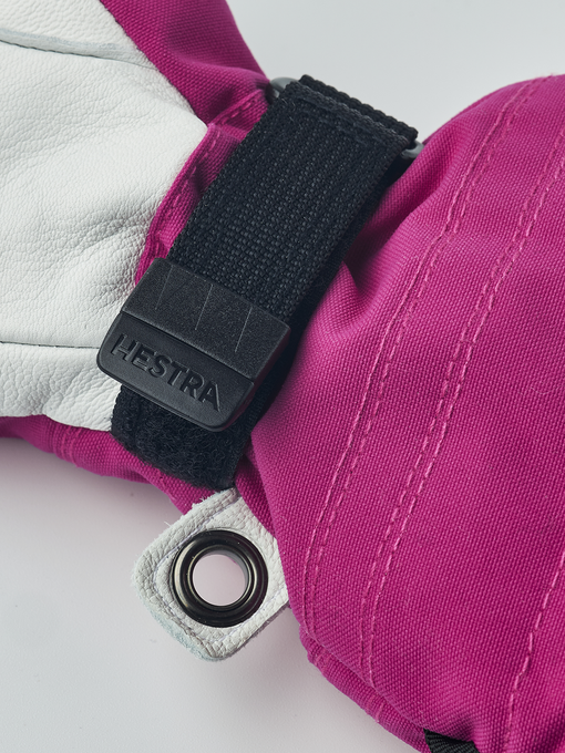 Gloves Hestra Army Leather Heli Ski Jr. Fuchsia - 2025/26