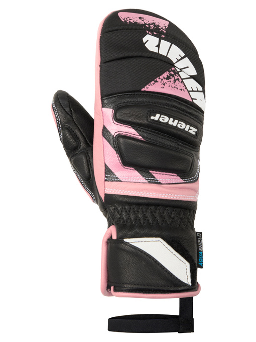 Handschuhe Ziener Lopaki-z As® Pr Mitten Glove Junior Unisex Black Pink Vanilla - 2025/26