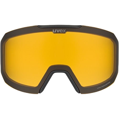 Brille Uvex Evidnt ATTRACT V Black Matt/Mirror Green + spare lens - 2025/26