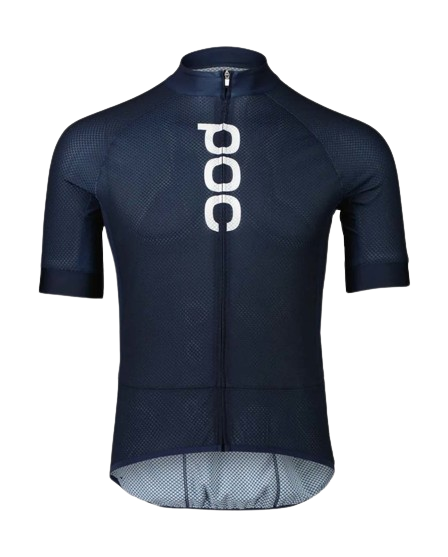 Fahrradtrikot POC M's Essential Road Logo Jersey  Calcite Blue/Dark Calcite Blue - 2024