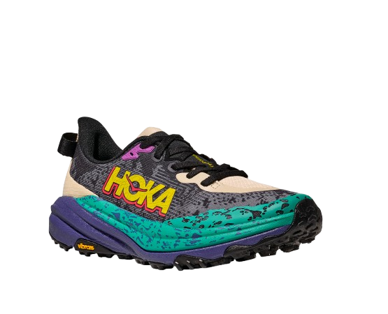 Man Schuhe Hoka Speedgoat 6 Oatmeal/Mountain Iris