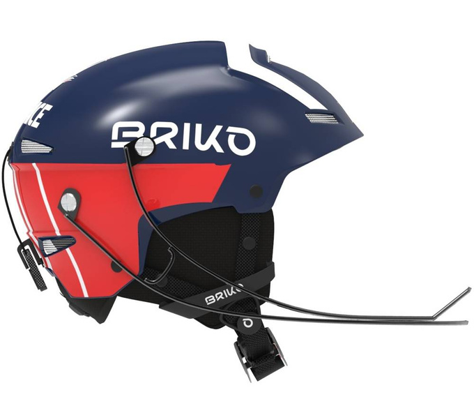 Helm Briko Slalom EPP France Shiny Tangaroa Blue/White - 2023/24