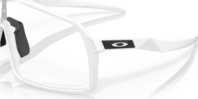 Sunglasses Oakley Sutro Matte White/Clear Photochromic Lenses