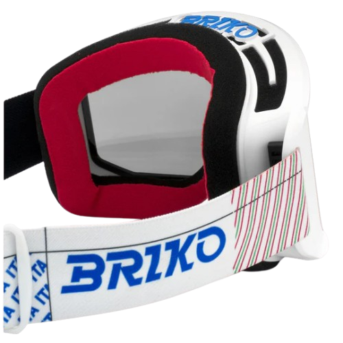 Brille Briko Vulcano Mask Italia White/Science Blue - 2025/26