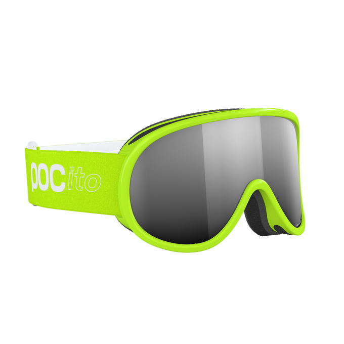 Goggles POC Pocito Retina Fluorescent Yellow/Green/Partly Sunny Silver - 2025/26