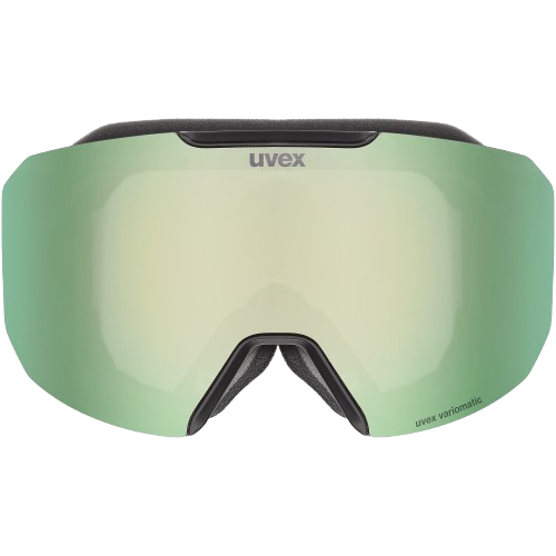 Brille Uvex Evidnt ATTRACT V Black Matt/Mirror Green + spare lens - 2025/26