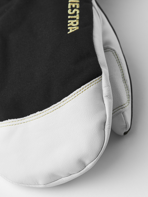 Gloves Hestra Army Leather Gore-Tex Mitt Black/Natural Grey - 2025/26