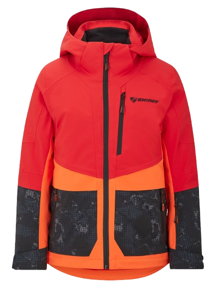 Jacke Ziener Trivor Lady Padded Red Orange Pop - 2025/26