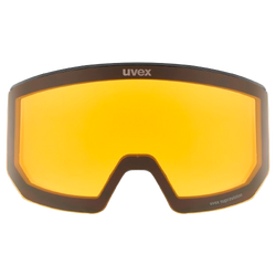 Goggles Uvex lace ATTRACT FM Black Matt/Mirror Ice Blue + spare lens - 2025/26