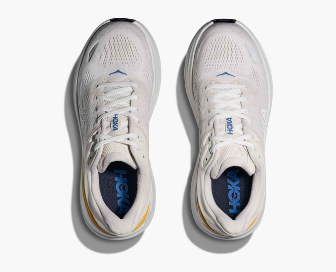 Men shoes Hoka Bondi 9 White/Grout