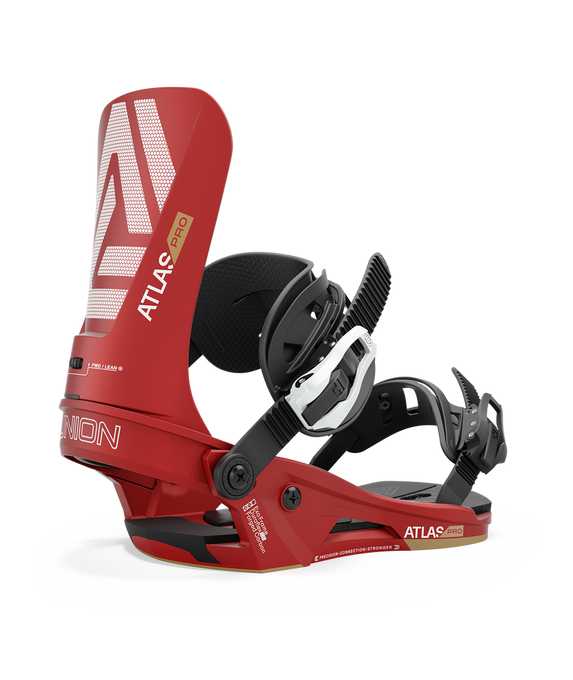 Snowboard Bindings Union Atlas Pro Metalic Red - 2024/25