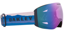 Brille Oakley Flight Deck Pro L Mikaela Shiffrin Sig/Prizm Snow Iced Iridium + Additional lens Prizm Snow Sapphire Iridium - 2025/26