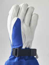 Gloves Hestra Army Leather Heli Ski Jr. Royal Blue - 2025/26