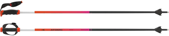 Ski poles Atomic Redster JR SQS Red Tension - 2025/26