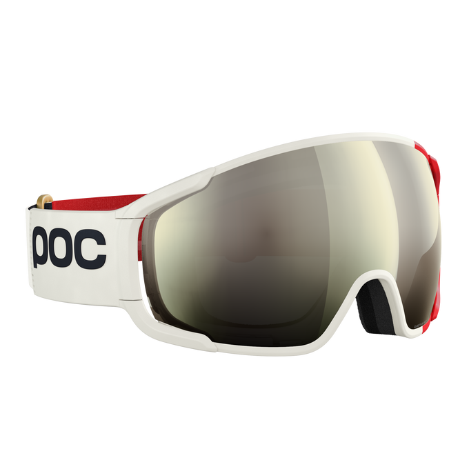 Goggles POC Zonula Rouge/Blanc/Partly Sunny Ivory - 2025/26