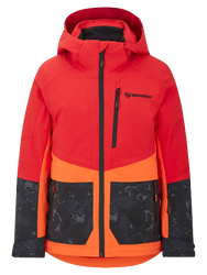 Skiing jacket Ziener Trivor Junior Padded Red Orange Pop - 2024/25