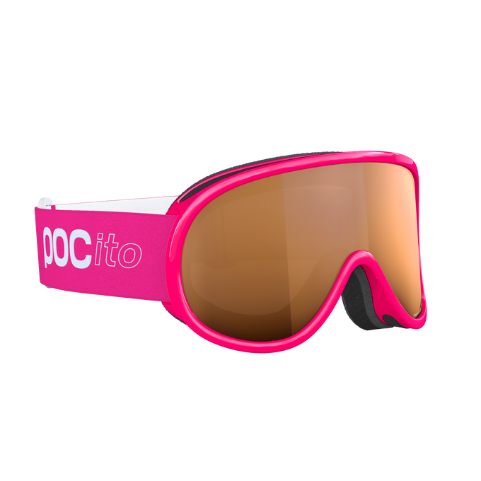 Brille POC Pocito Retina Fluorescent Pink/Partly Sunny Light Orange - 2025/26