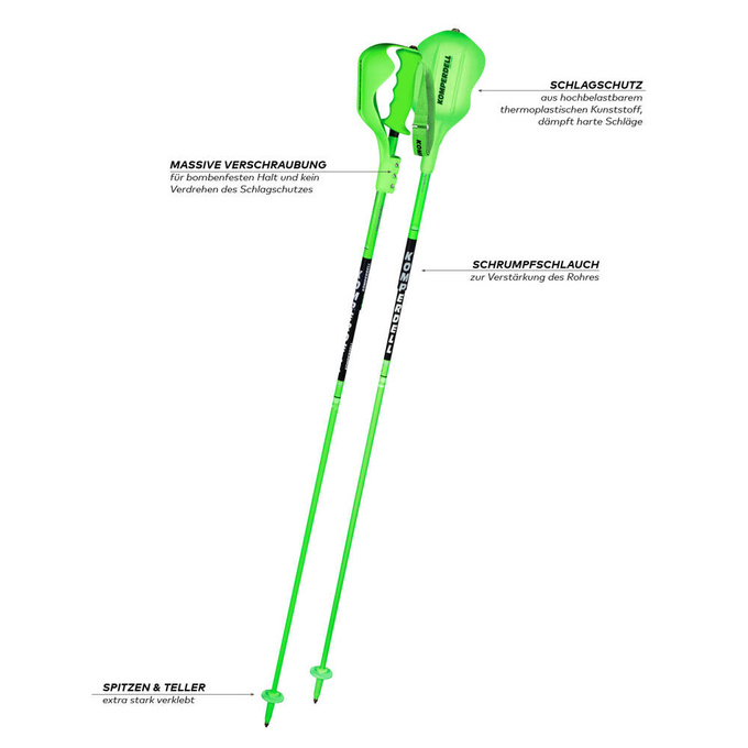 Skistöcke Komperdell Nationalteam Carbon Slalom 12,3 - 2024/25