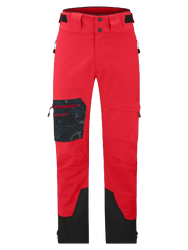 Ski pants Ziener Tewes Full-Zip Junior Teamwear Red Black Foggy - 2024/25