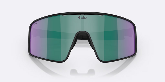 Sunglasses BLIZ P001 Frame Matte Black with Brown/Green Multicolor Lenses