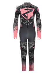 Racesuit Ziener RCE Racesuit Black Foggy Print Pink Vanilla - 2024/25