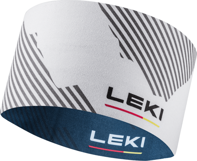 LEKI XC Headband blue-white-grey - 2023