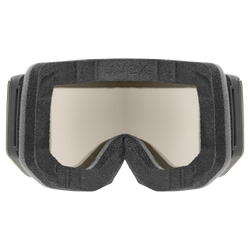 Goggles Uvex lace ATTRACT FM Black Matt/Mirror Ice Blue + spare lens - 2025/26