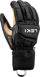 Gloves LEKI Griffin Pro 3D Black/Tan - 2025/26