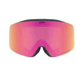 Goggles Uvex PWDR FM Black Matt/Mirror Pink - 2025/26