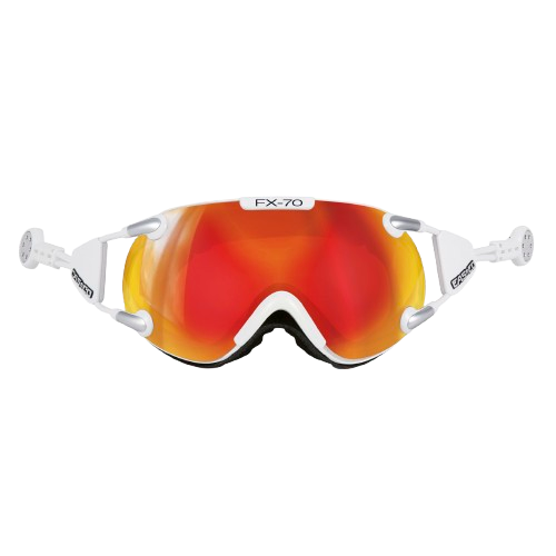 Brille Casco FX70 Carbonic White Orange - 2025/26