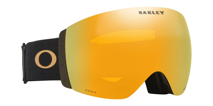 Brille Oakley Flight Deck Pro L Mettalic Black Gold/Prizm 24K + Additional lens Prizm Snow Iced Iridium - 2025/26