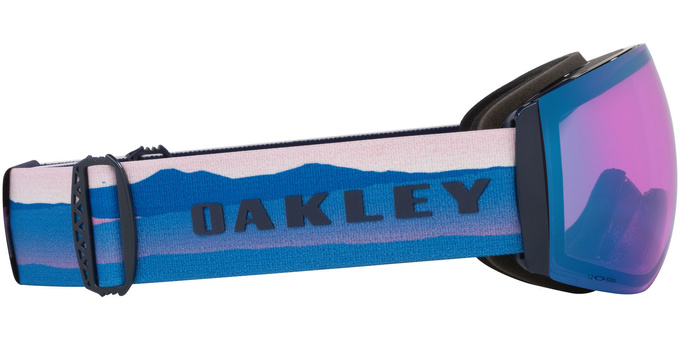 Brille Oakley Flight Deck Pro L Mikaela Shiffrin Sig/Prizm Snow Iced Iridium + Additional lens Prizm Snow Sapphire Iridium - 2025/26