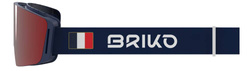 Brille Briko Gara FIS 8.8 France Matt Blue/White - 2023/24