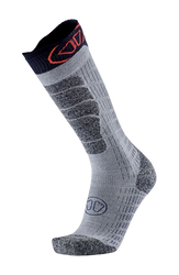 Ski socks Sidas Ski Merino Grey/Orange - 2024/25