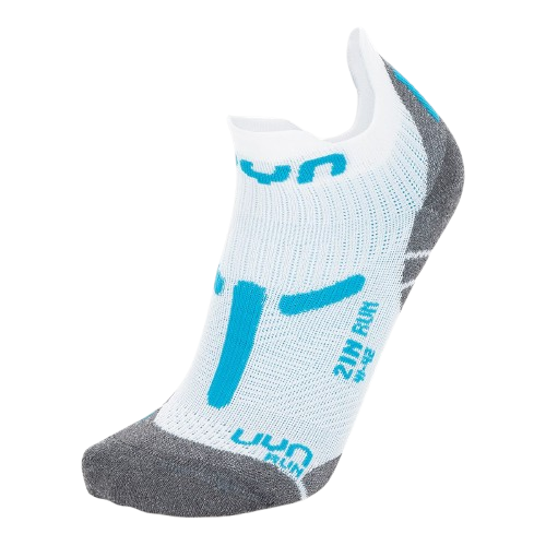 Outdoor Socken UYN Woman Run 2in Socks White/Turquoise