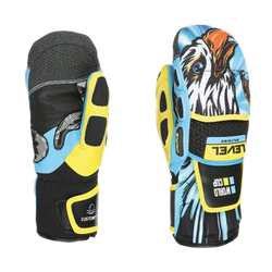 Handschuhe Level Worldcup JR  CF Mitt Yellow/Blue - 2025/26