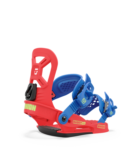 Snowboard Bindings Union Cadet MINI Red - 2024/25