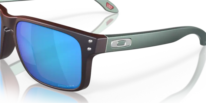 Sonnenbrill OAKLEY Holbrook Prizm Sapphire Lenses/Matte Black-Red Colorshift Frame - 2023