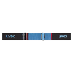 Goggles Uvex lace ATTRACT FM Black Matt/Mirror Blue + spare lens - 2025/26