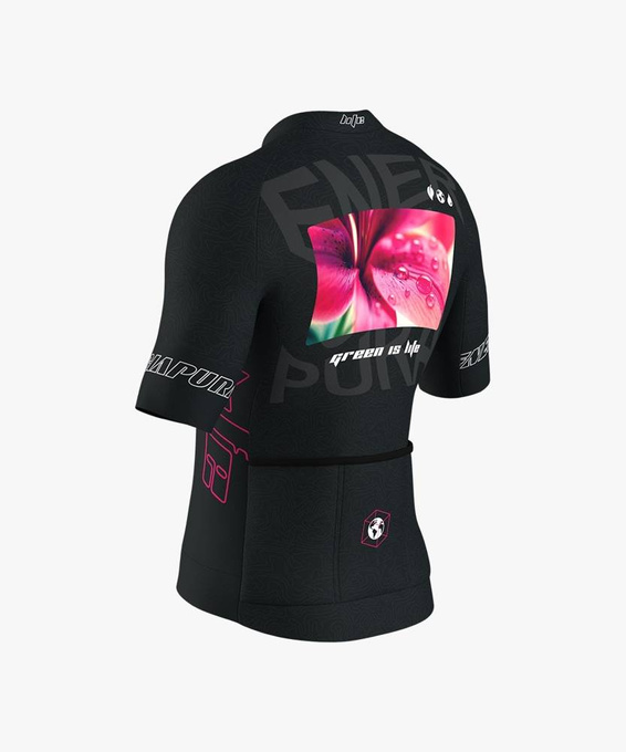 Energiapura T-Shirt Full Zip Life Lily Black/Ragl Alexander - 2023