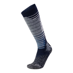 Snowboard socks UYN Man Ski Snowboard Socks Dark Blue/Grey Melange - 2025/26