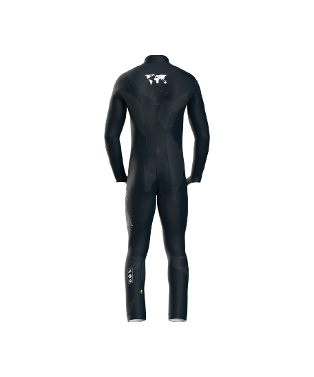 Race Suit Energiapura Globe Black Junior (non insulated, light padded) - 2024/25