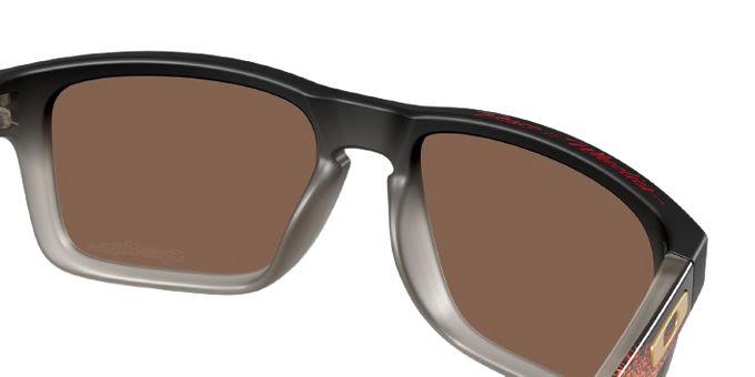 Sunglasses Oakley Holbrook Troy Lee Designs Black Fade Frame/Prizm 24K Polarized Lenses