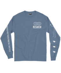 Long Sleeve Shirt Capita Friend Long Sleeve Tee Slate Blue - 2024/25