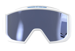 Googles Briko Vulcano Mask Italia White/Science Blue - 2024/25