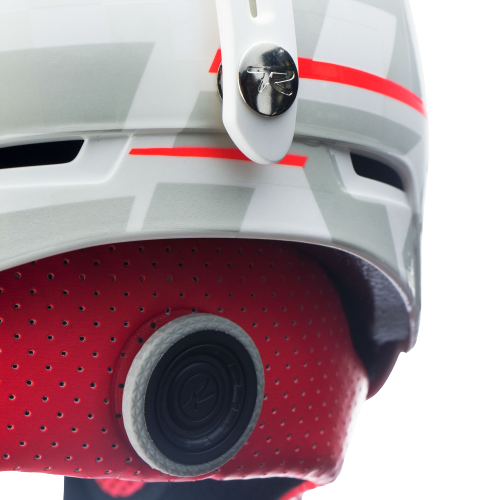 Helm Rossignol Hero Slalom Impacts White + Chinguard - 2025/26