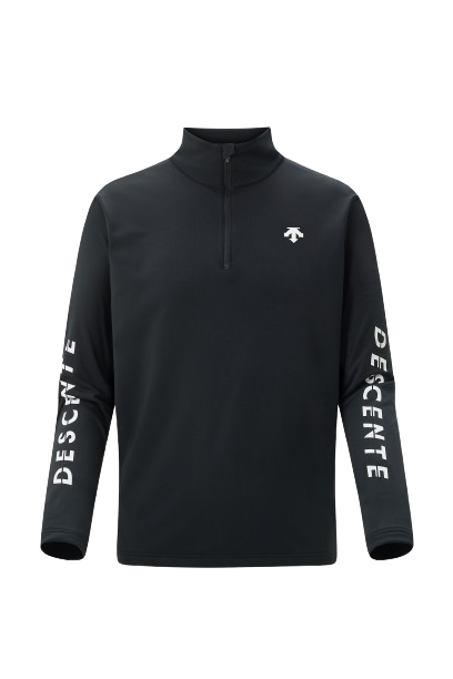 Turtleneck Descente Sleeve Logo Black - 2024/25