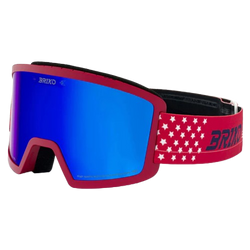 Googles Briko Frostbite USA Matt Red/Tanganora Blue - 2025/26